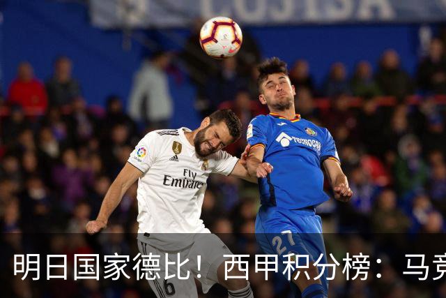 明日国家德比！西甲积分榜：马竞第2，皇马落后巴萨6分