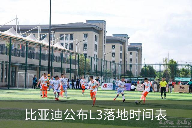 比亚迪公布L3落地时间表